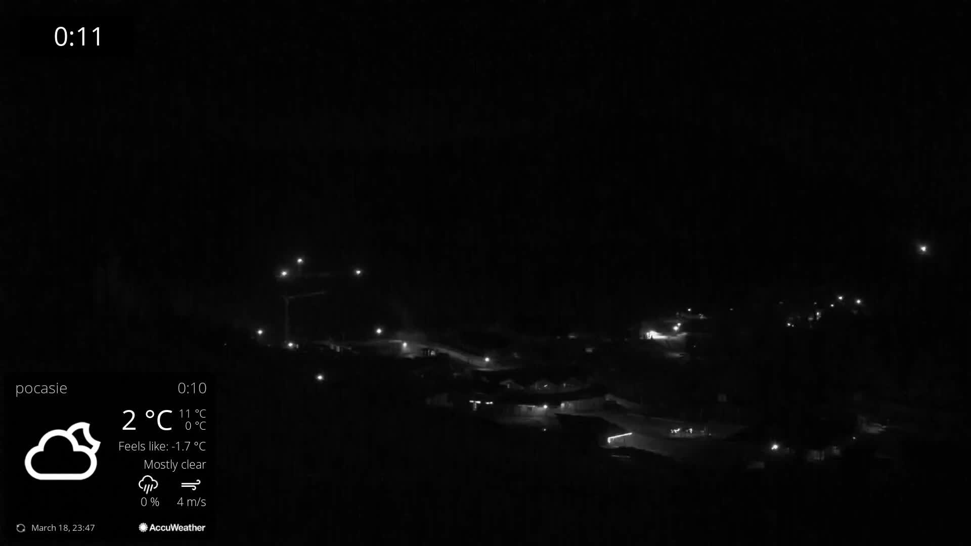 Meander Oravice Village Ski Slopes & Osobita Mountain Live Cam - Vitanova, Tvrdosin, Zilina, Slovakia