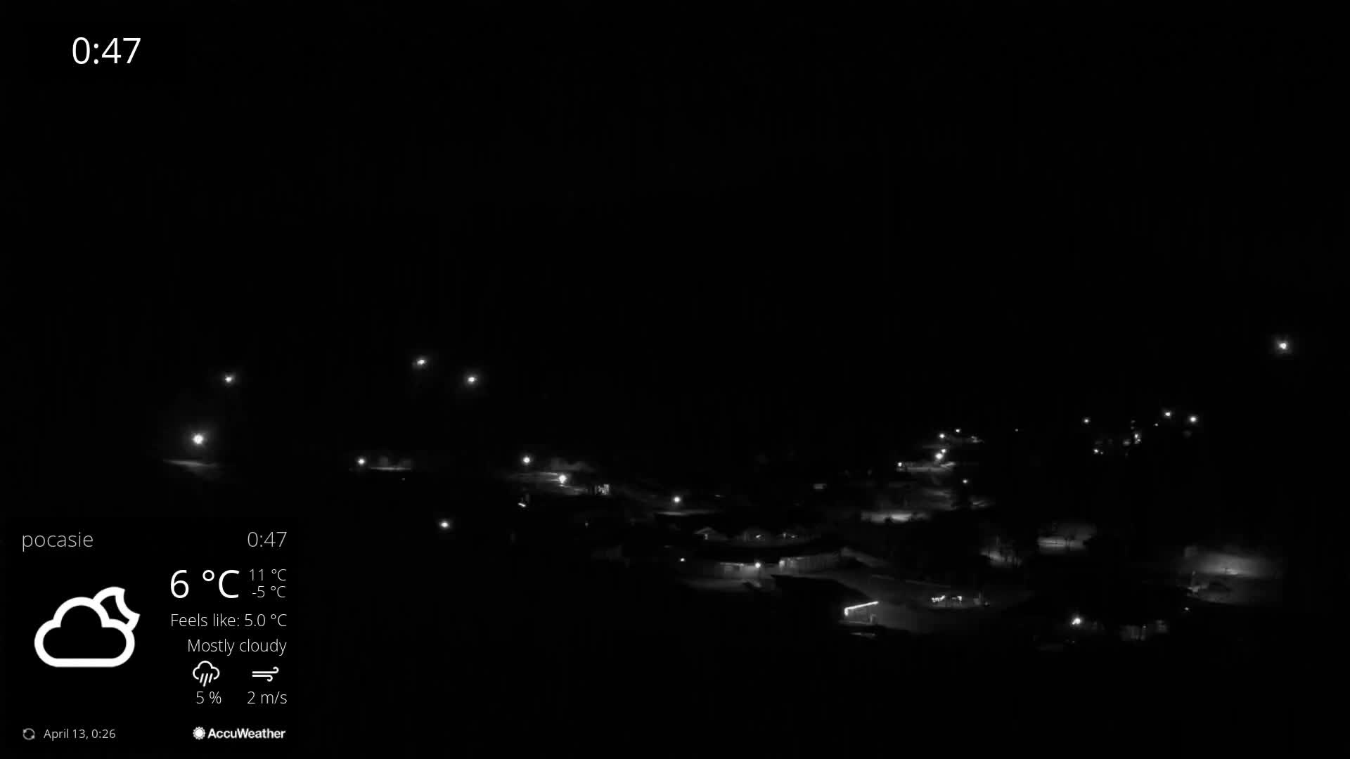 Meander Oravice Village Ski Slopes & Osobita Mountain Live Cam - Vitanova, Tvrdosin, Zilina, Slovakia