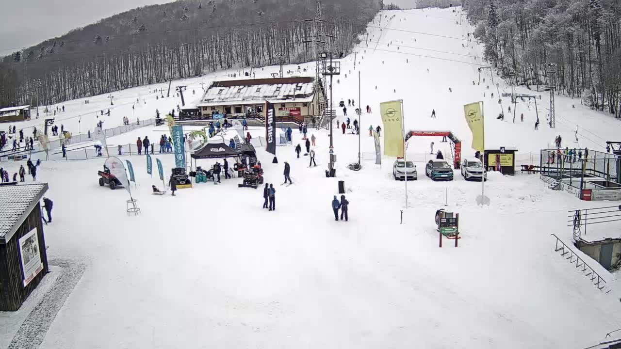 Jahodna Ski Slope West View Live Cam - Sever, Kosice 1, Kosice, Slovakia