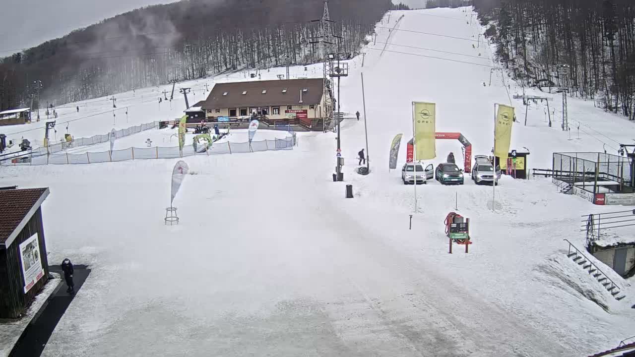 Jahodna Ski Slope West View Live Cam - Sever, Kosice 1, Kosice, Slovakia