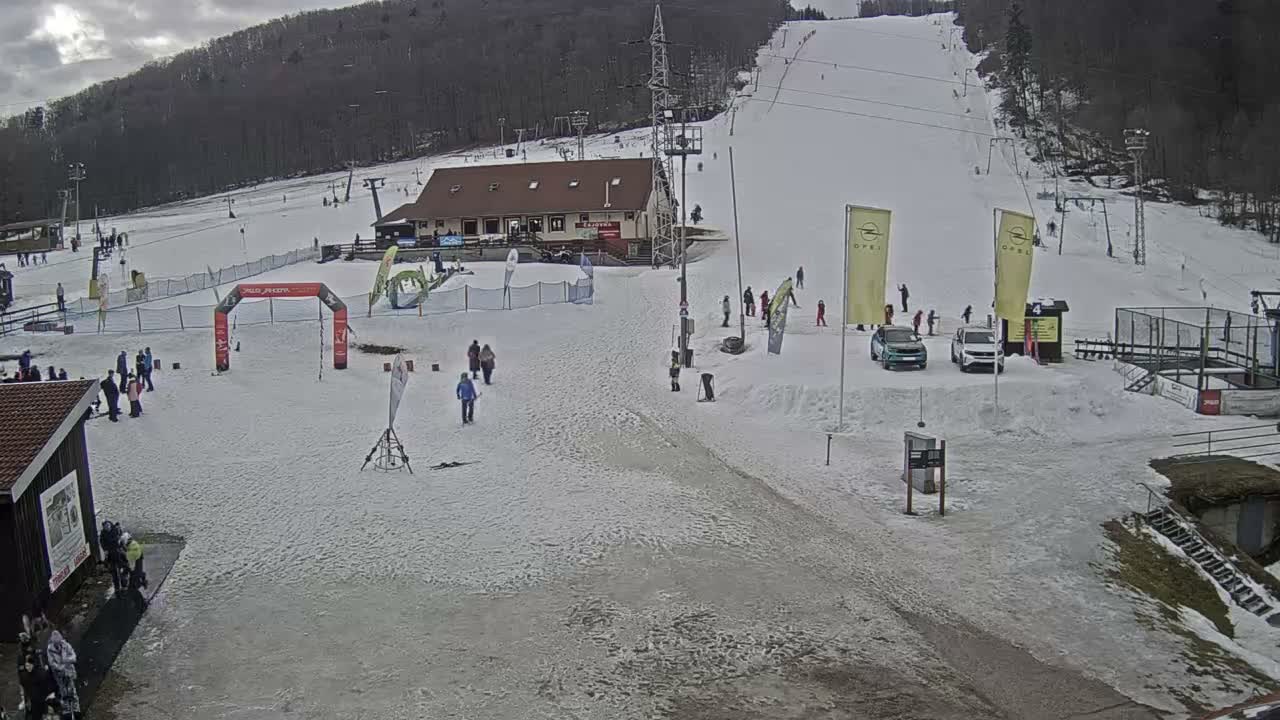 Jahodna Ski Slope West View Live Cam - Sever, Kosice 1, Kosice, Slovakia