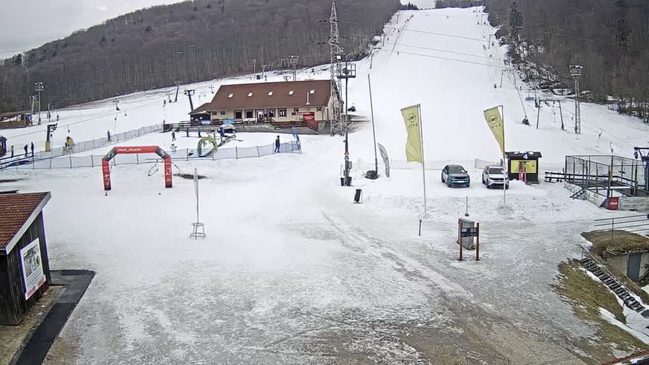 Jahodna Ski Slope West View Live Cam - Sever, Kosice 1, Kosice, Slovakia