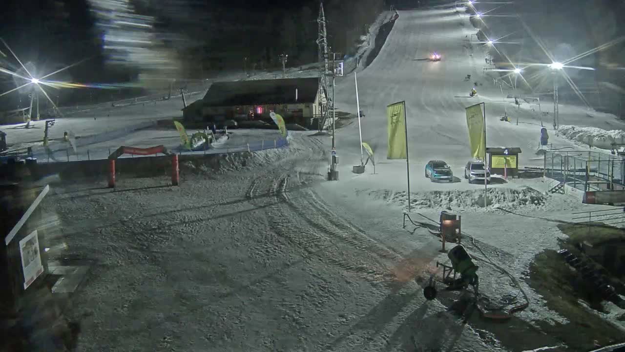 Jahodna Ski Slope West View Live Cam - Sever, Kosice 1, Kosice, Slovakia