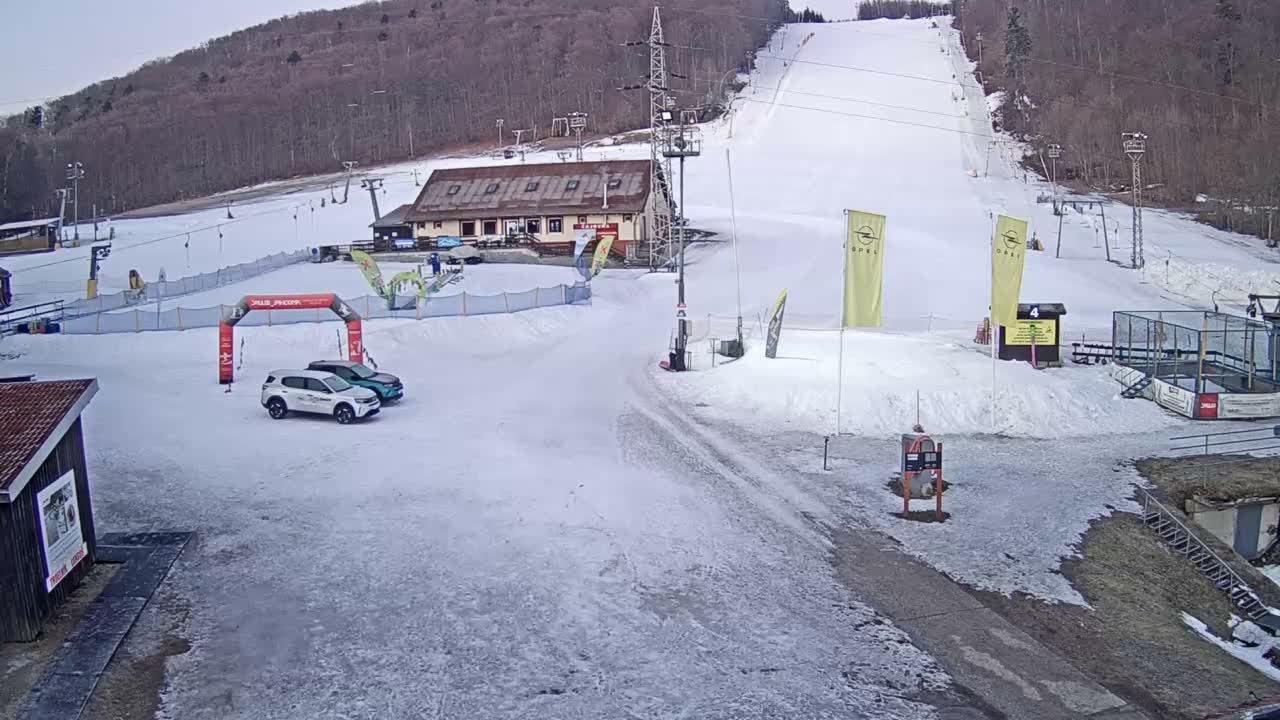 Jahodna Ski Slope West View Live Cam - Sever, Kosice 1, Kosice, Slovakia