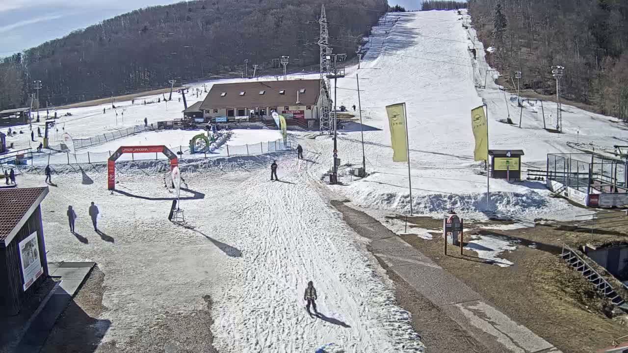 Jahodna Ski Slope West View Live Cam - Sever, Kosice 1, Kosice, Slovakia