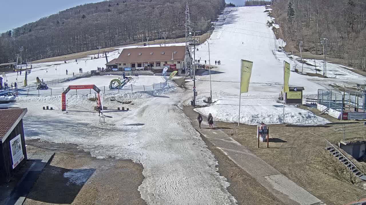 Jahodna Ski Slope West View Live Cam - Sever, Kosice 1, Kosice, Slovakia