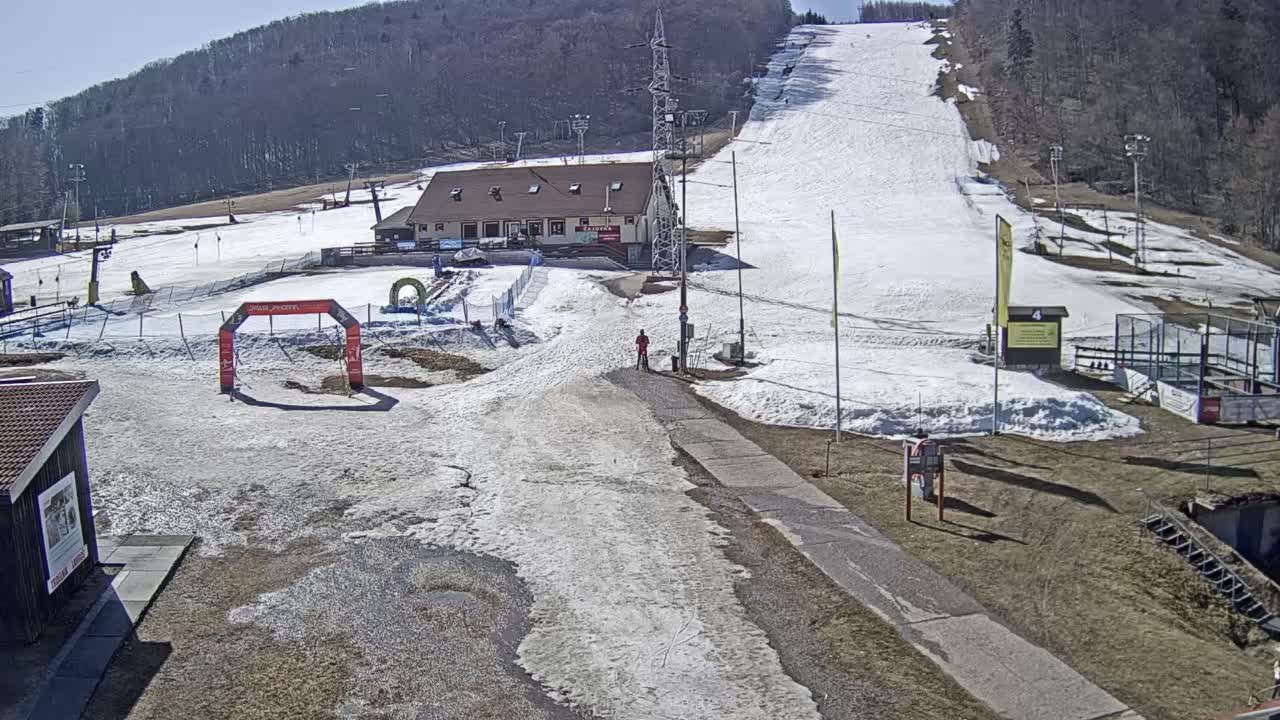 Jahodna Ski Slope West View Live Cam - Sever, Kosice 1, Kosice, Slovakia