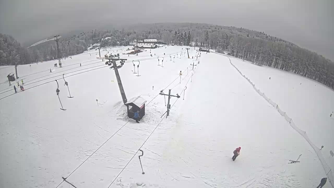 Jahodna Ski Slope East View Live Cam - Sever, Kosice 1, Kosice, Slovakia