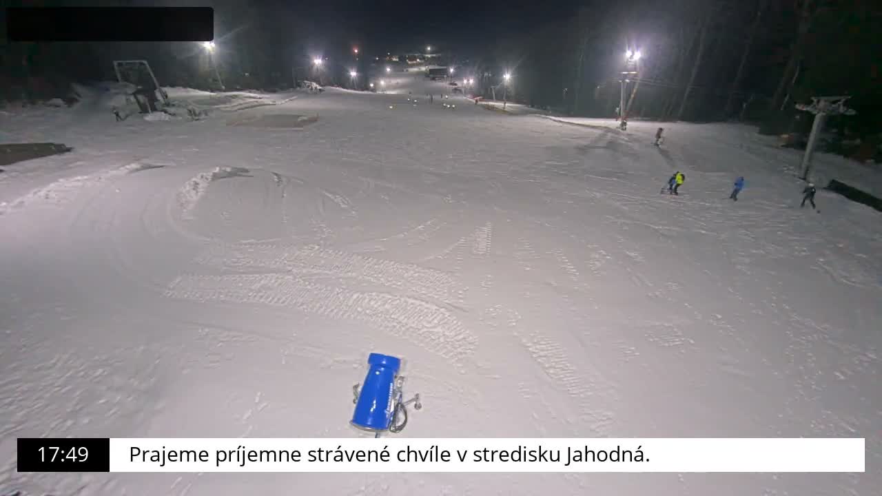 Jahodna Ski Slope Peak Skyline Live Cam - Sever, Kosice 1, Kosice, Slovakia