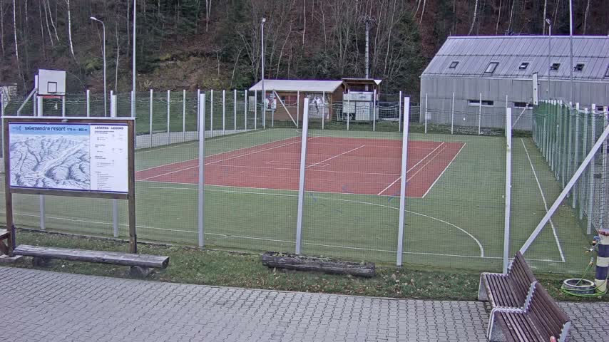 Salamandra Ski Resort Tennis Court Live Cam - Hodrusa-Hamre, Žarnovica, Banská Bystrica, Slovakia