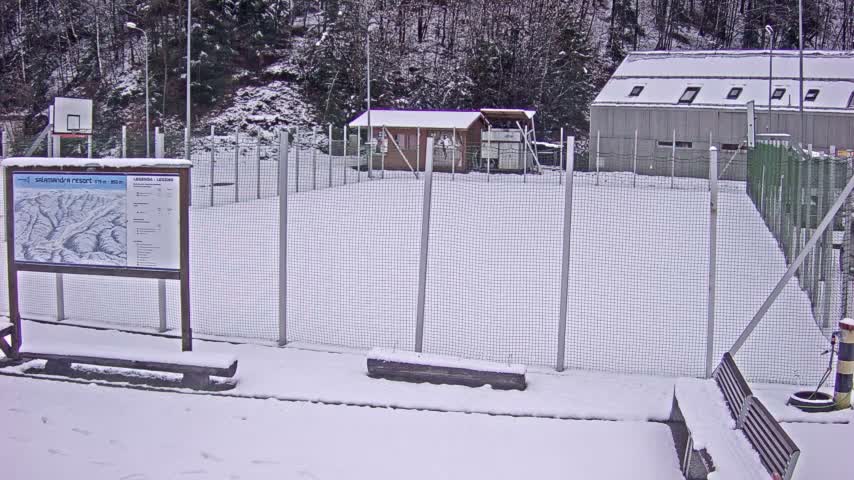 Salamandra Ski Resort Tennis Court Live Cam - Hodrusa-Hamre, Žarnovica, Banská Bystrica, Slovakia