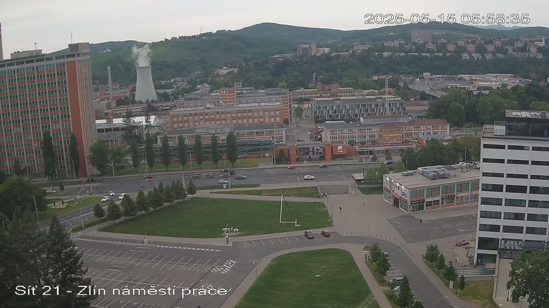 Zlín Industrial Area Live Cam - Zlin 1, Zlin, Czechia
