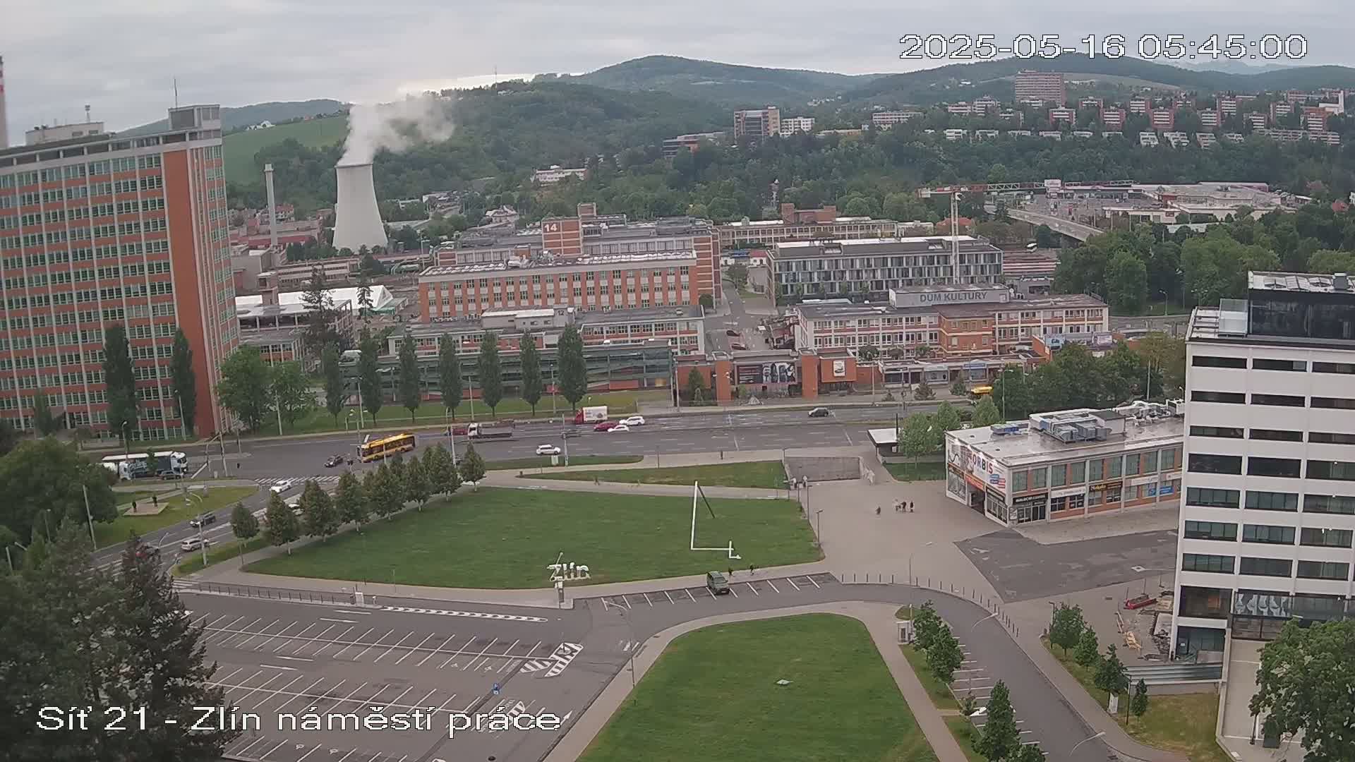 Zlín Industrial Area Live Cam - Zlin 1, Zlin, Czechia