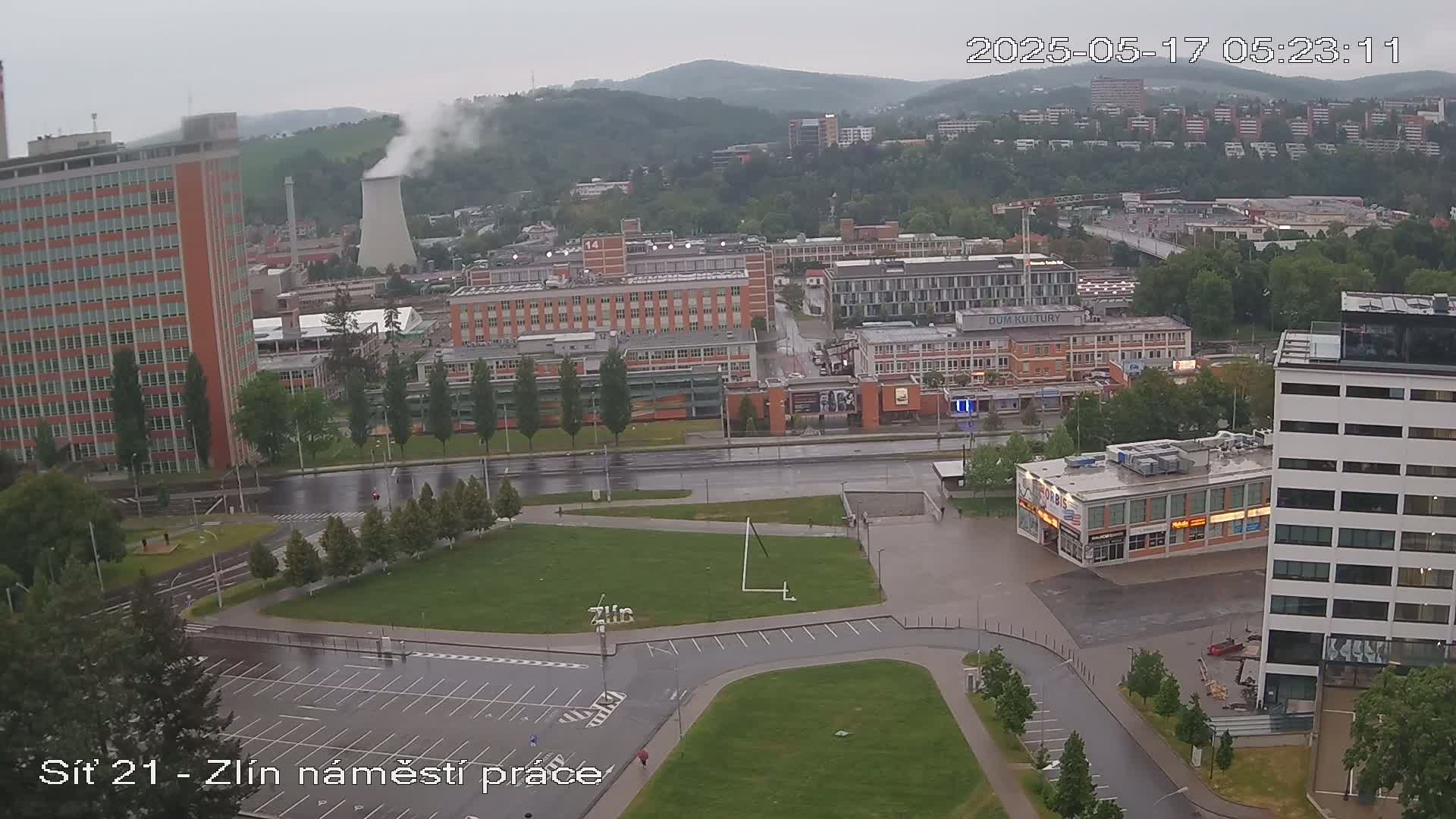 Zlín Industrial Area Live Cam - Zlin 1, Zlin, Czechia
