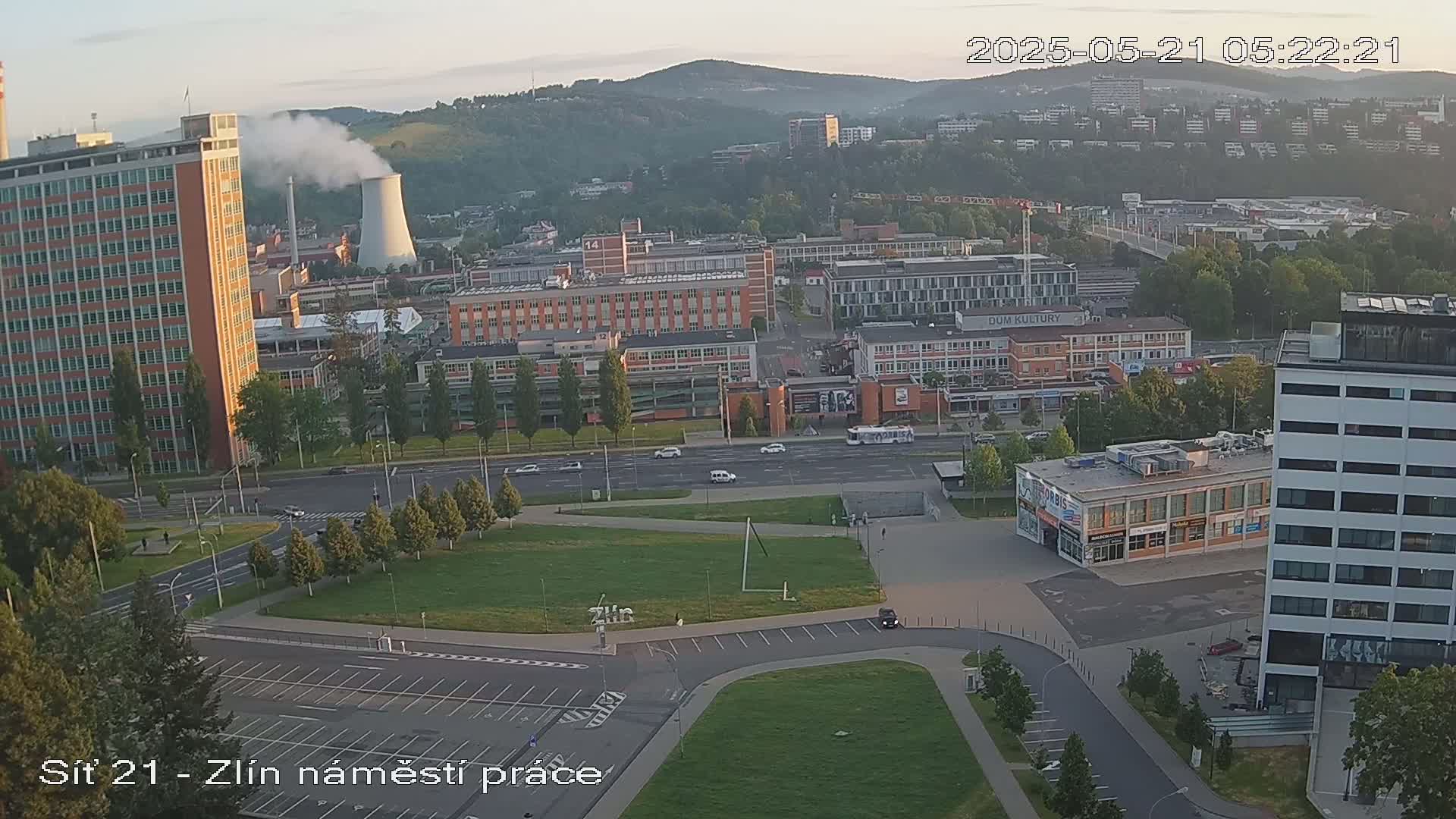 Zlín Industrial Area Live Cam - Zlin 1, Zlin, Czechia