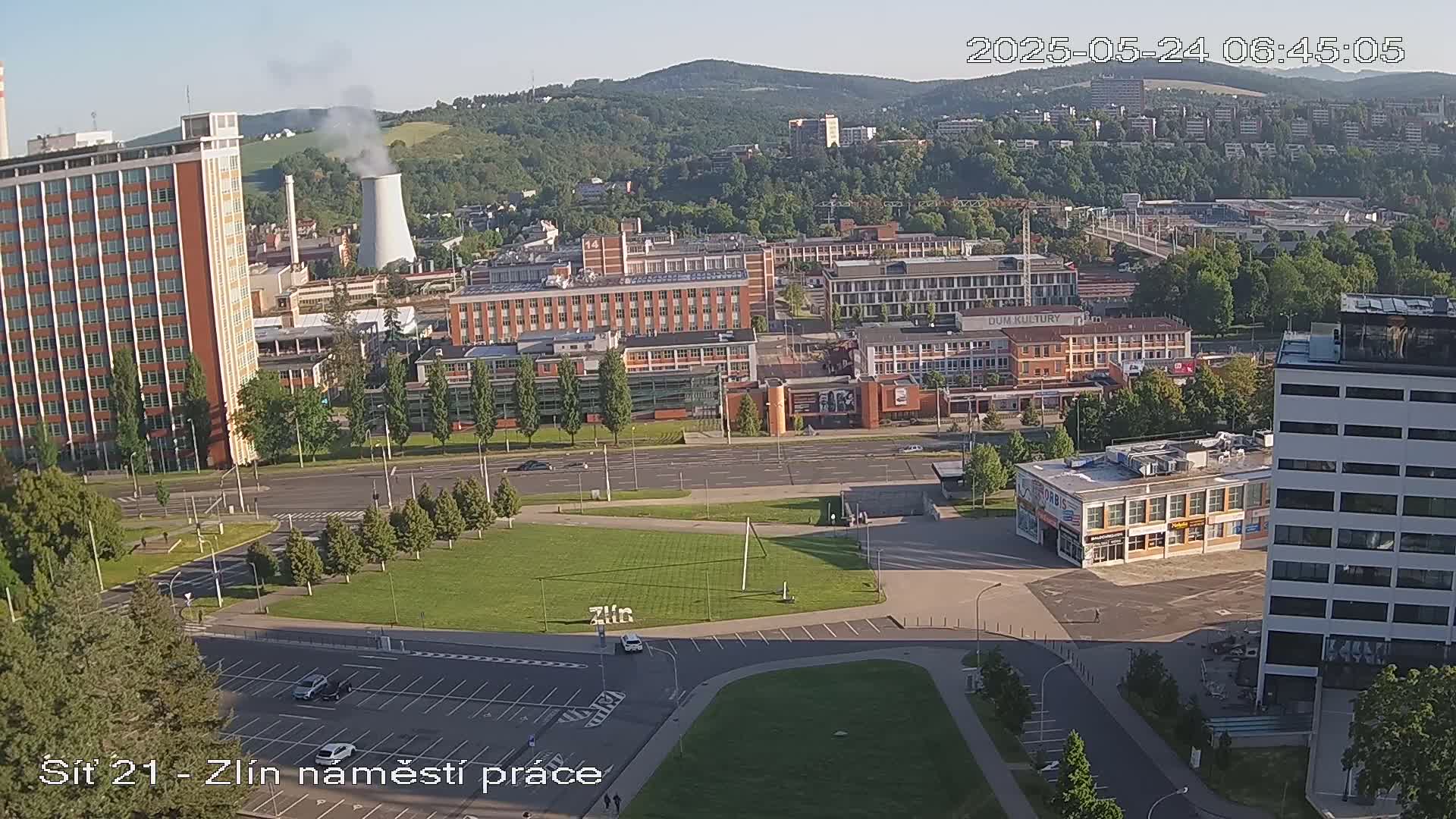Zlín Industrial Area Live Cam - Zlin 1, Zlin, Czechia