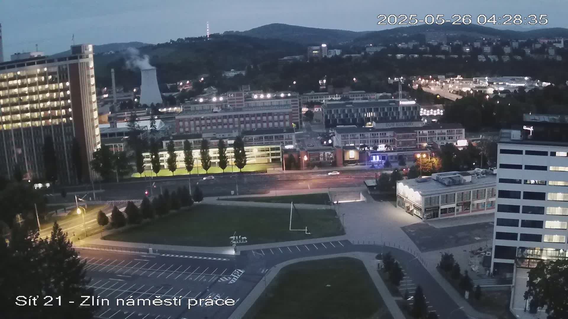Zlín Industrial Area Live Cam - Zlin 1, Zlin, Czechia