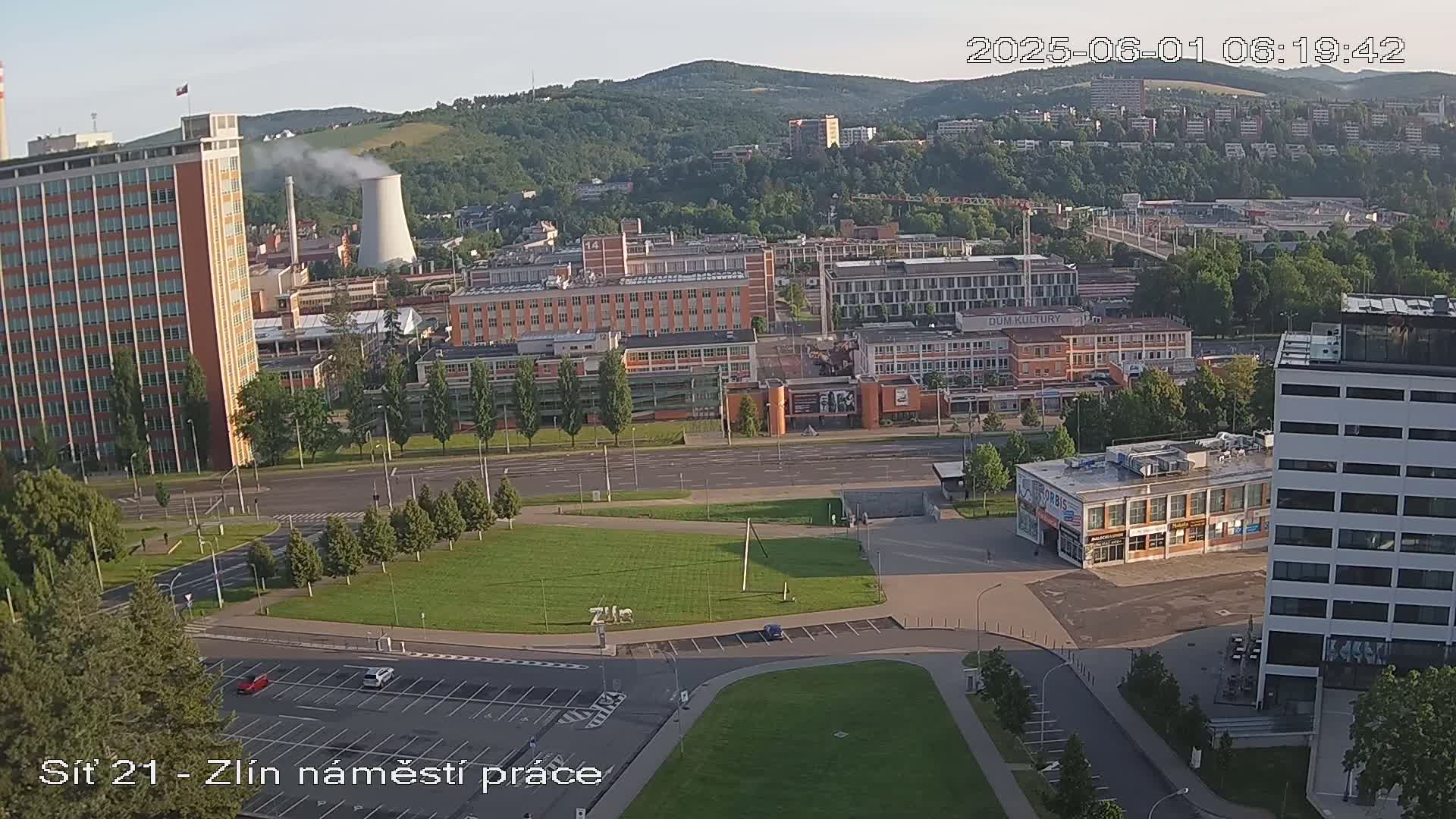 Zlín Industrial Area Live Cam - Zlin 1, Zlin, Czechia