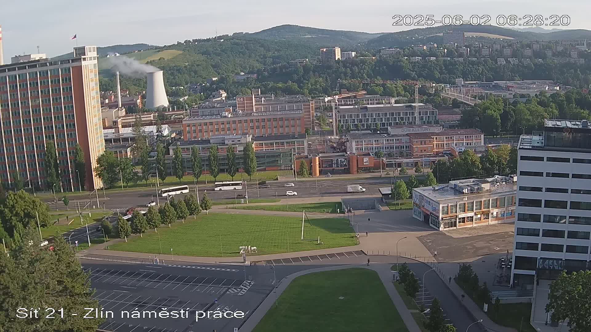Zlín Industrial Area Live Cam - Zlin 1, Zlin, Czechia