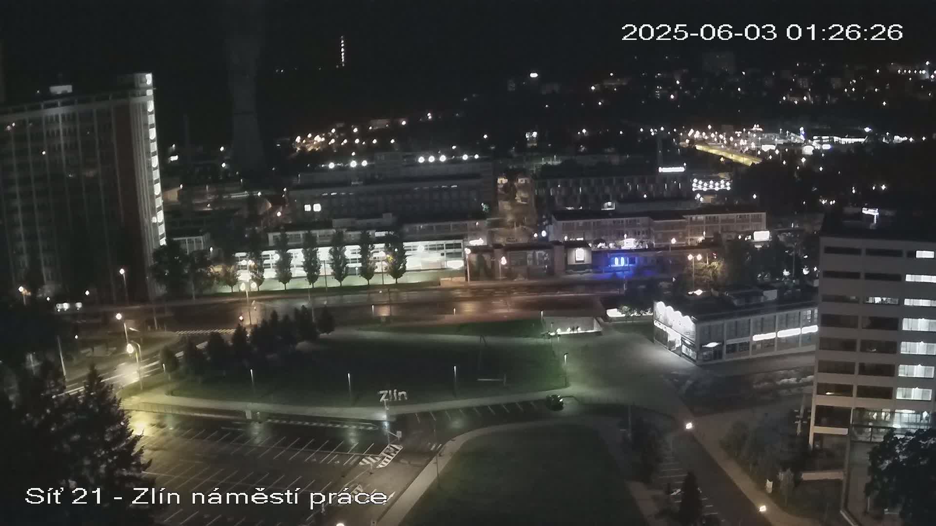 Zlín Industrial Area Live Cam - Zlin 1, Zlin, Czechia