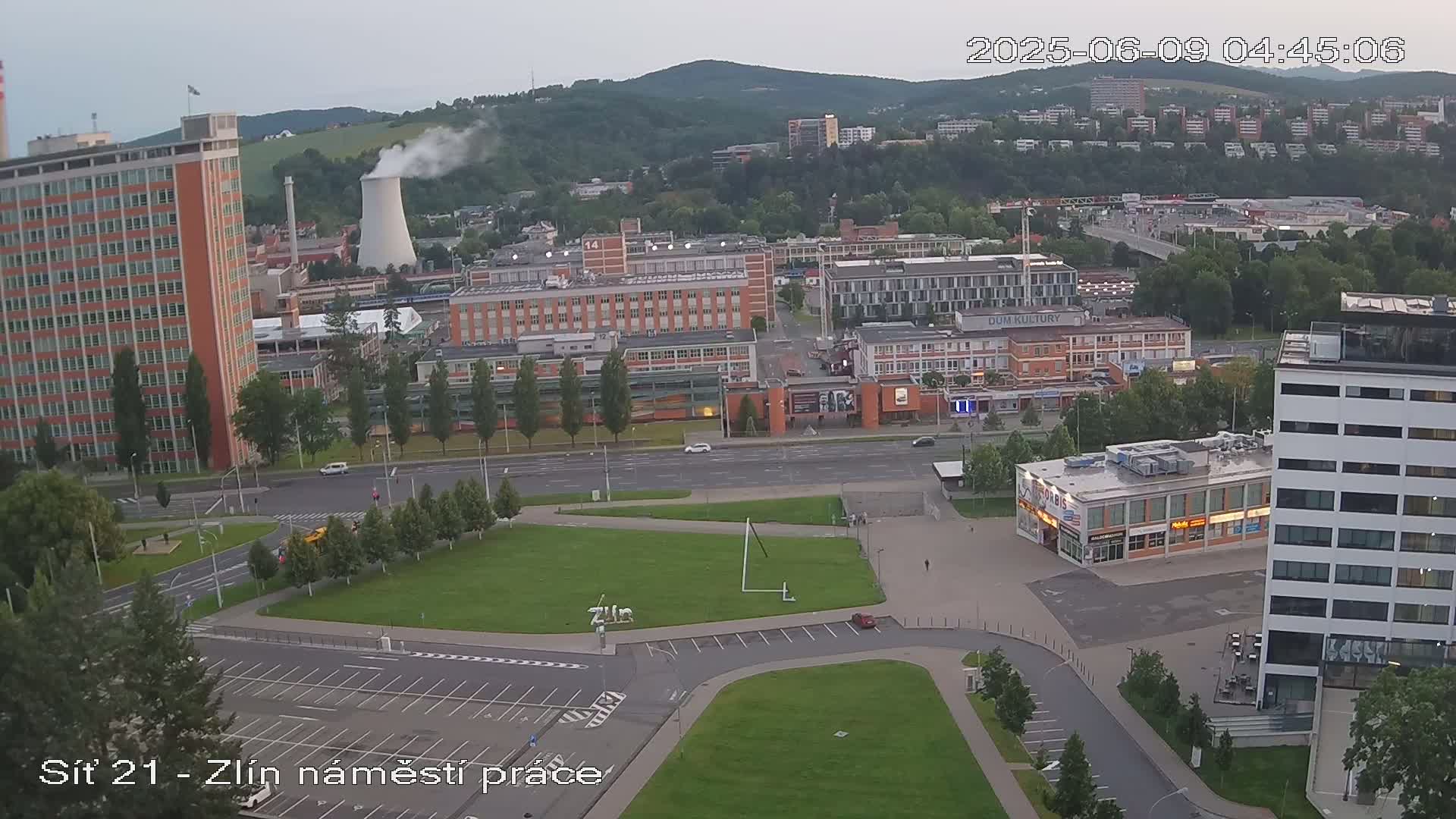 Zlín Industrial Area Live Cam - Zlin 1, Zlin, Czechia