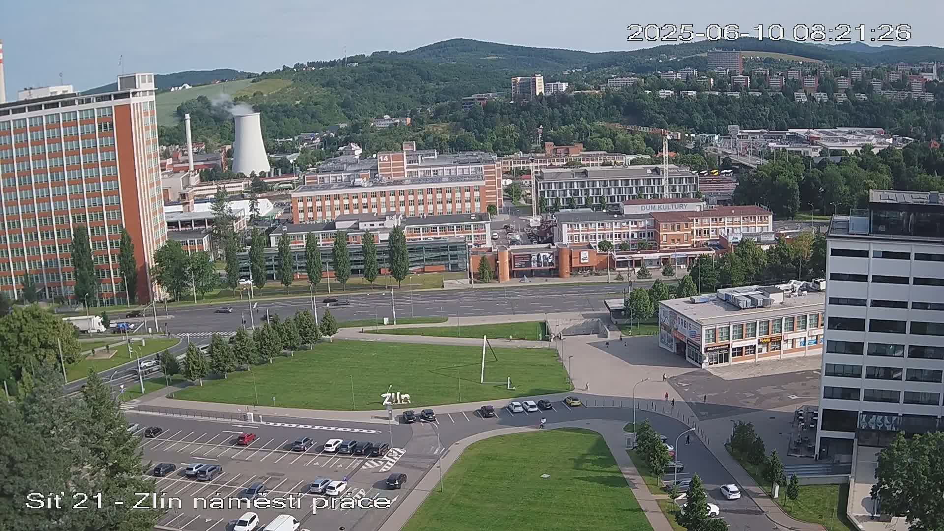 Zlín Industrial Area Live Cam - Zlin 1, Zlin, Czechia