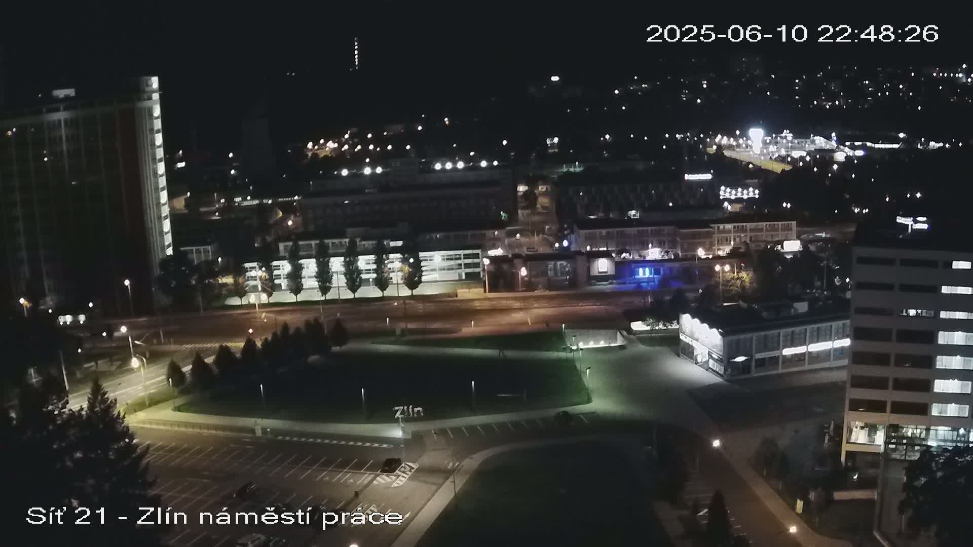 Zlín Industrial Area Live Cam - Zlin 1, Zlin, Czechia