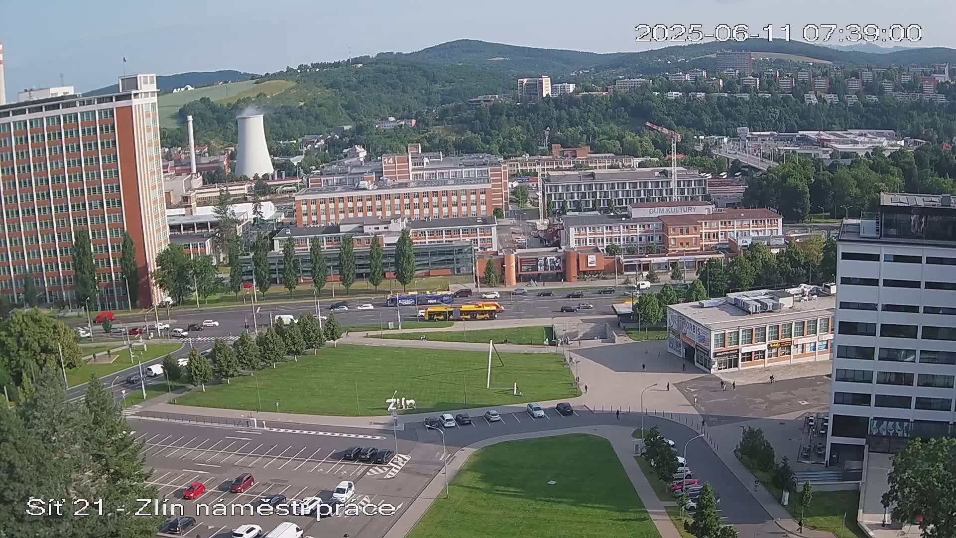 Zlín Industrial Area Live Cam - Zlin 1, Zlin, Czechia