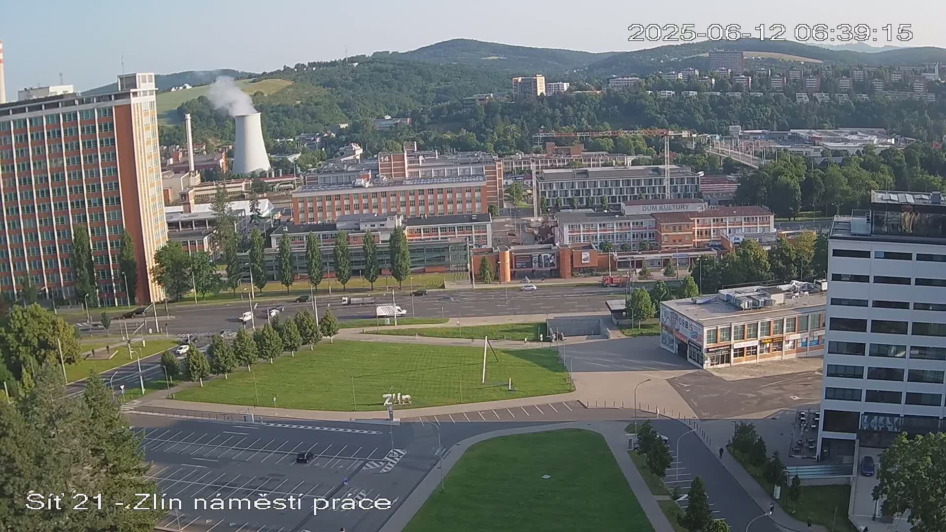 Zlín Industrial Area Live Cam - Zlin 1, Zlin, Czechia