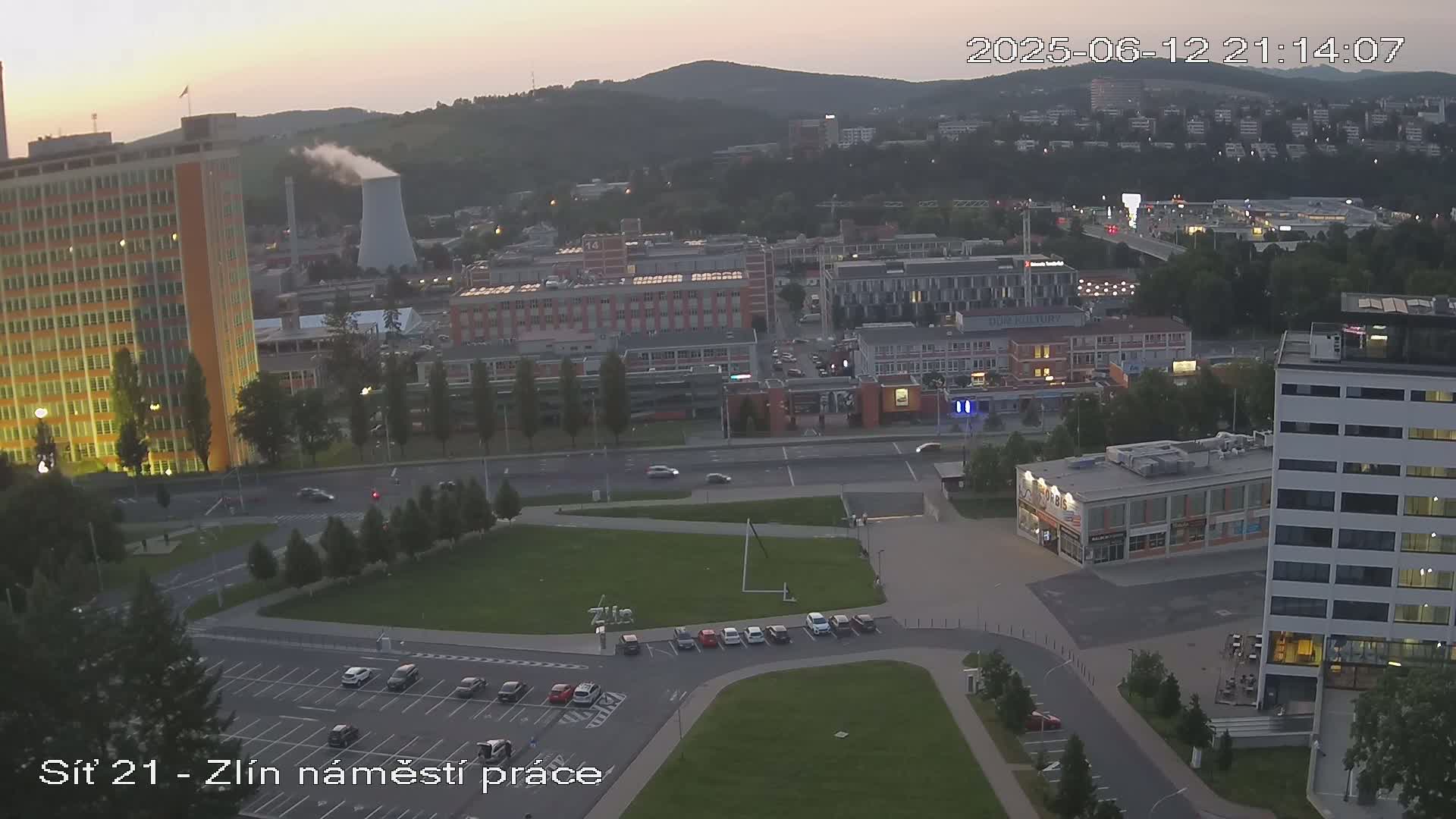 Zlín Industrial Area Live Cam - Zlin 1, Zlin, Czechia