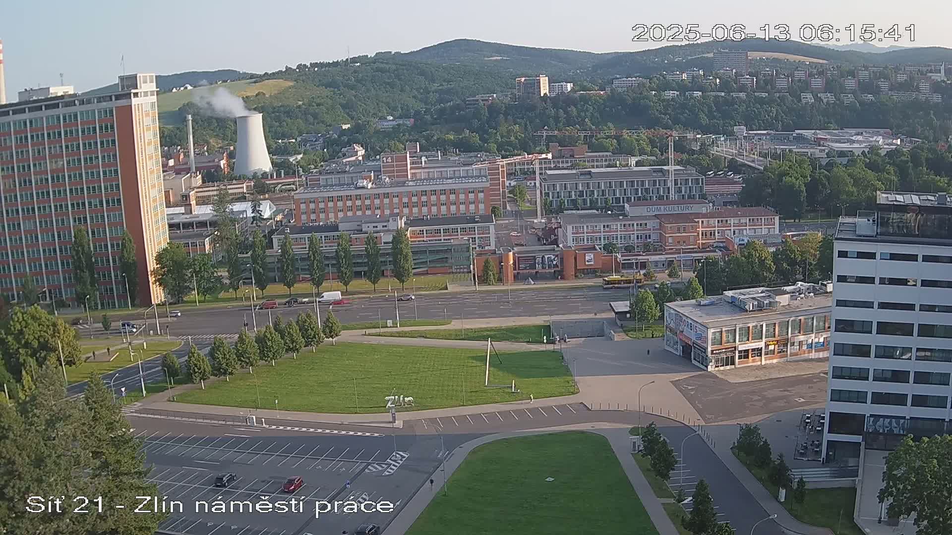 Zlín Industrial Area Live Cam - Zlin 1, Zlin, Czechia