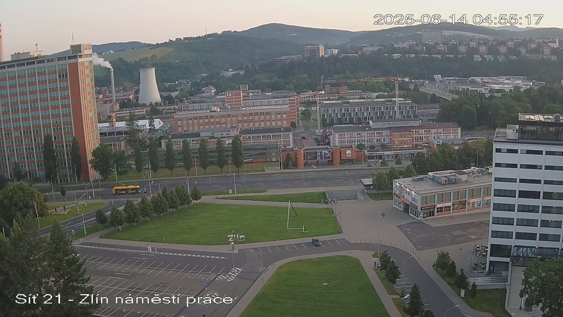 Zlín Industrial Area Live Cam - Zlin 1, Zlin, Czechia