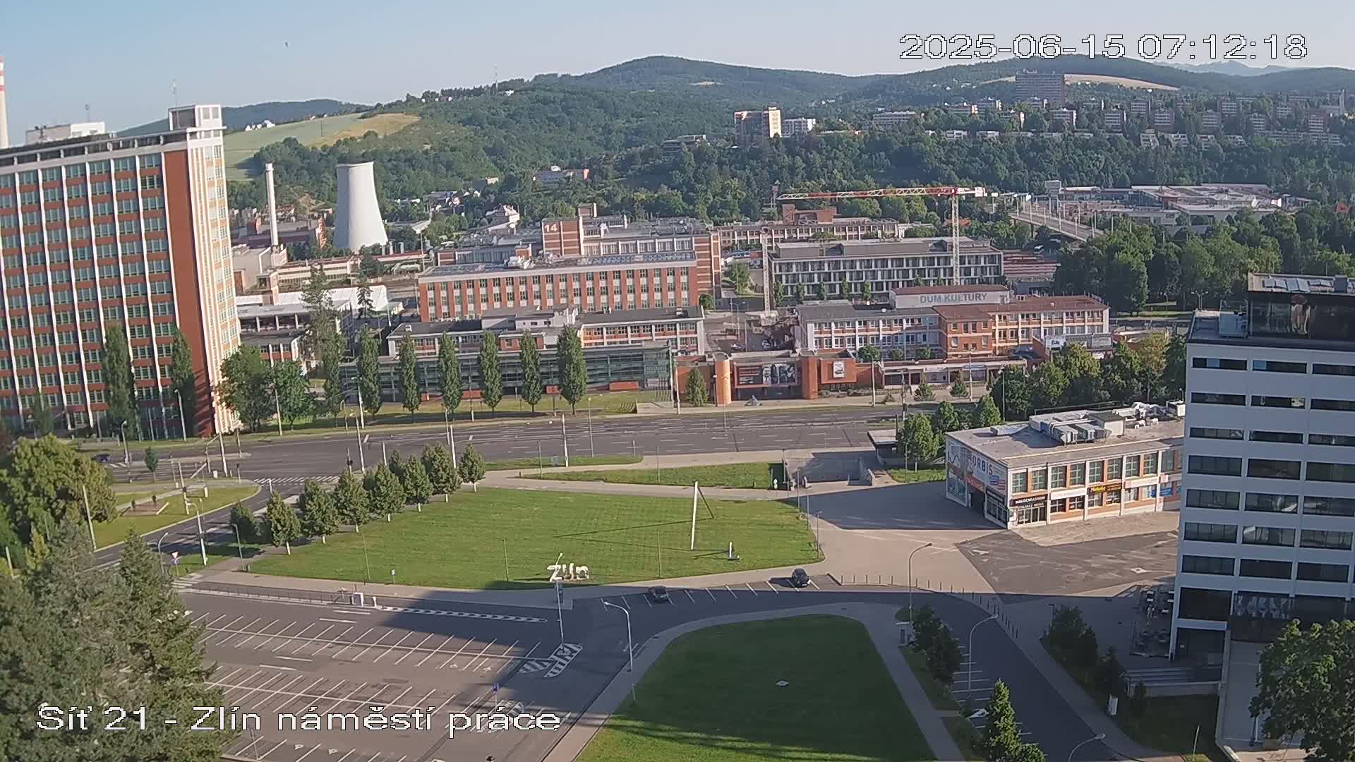 Zlín Industrial Area Live Cam - Zlin 1, Zlin, Czechia
