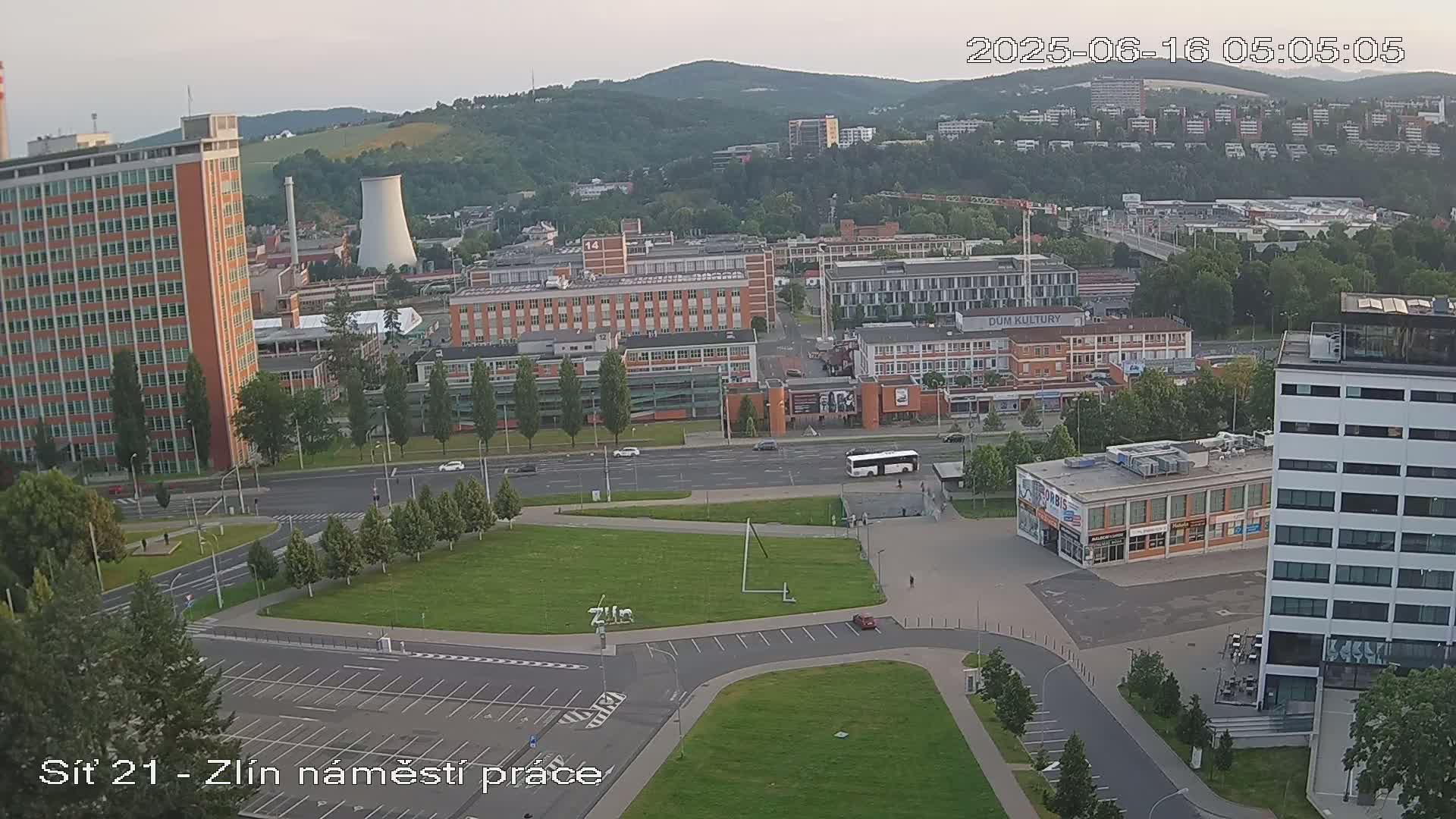 Zlín Industrial Area Live Cam - Zlin 1, Zlin, Czechia
