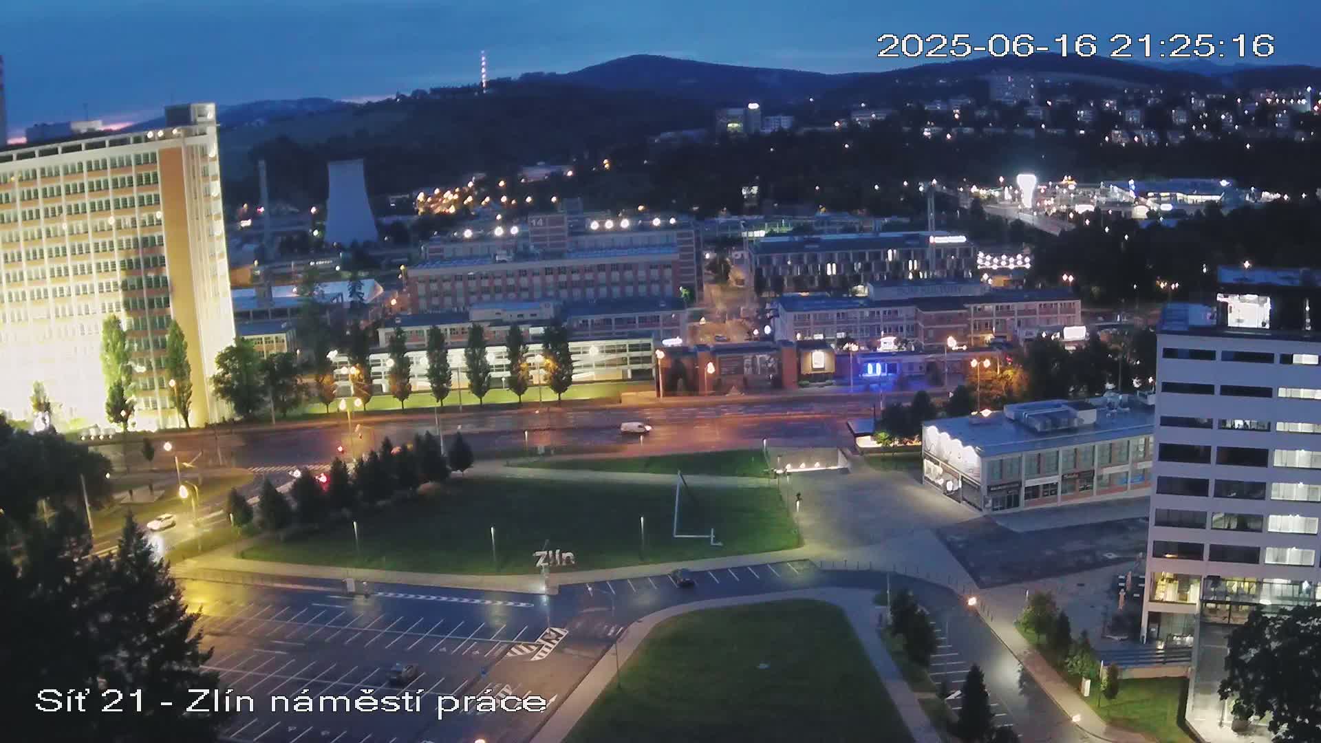 Zlín Industrial Area Live Cam - Zlin 1, Zlin, Czechia