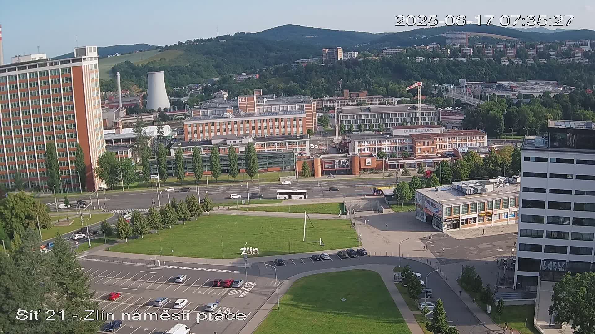 Zlín Industrial Area Live Cam - Zlin 1, Zlin, Czechia