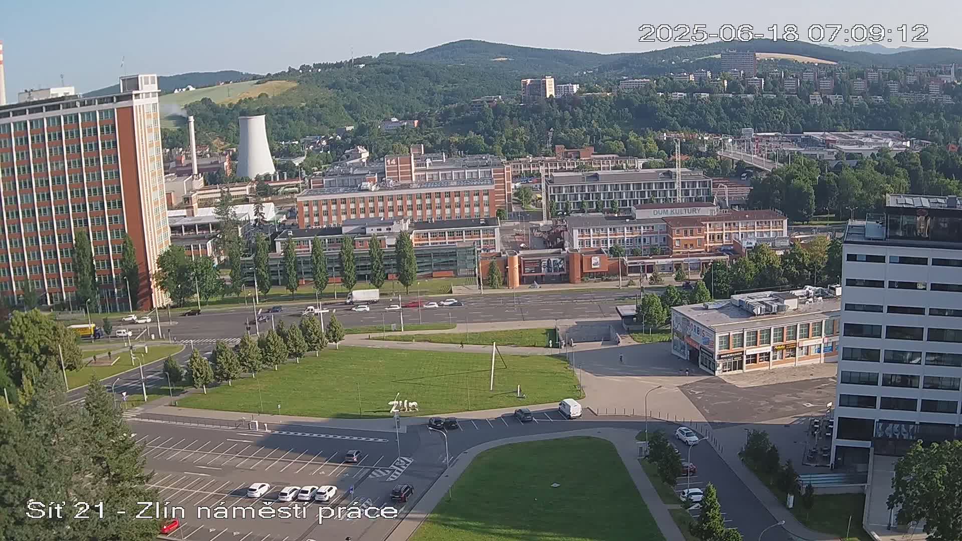 Zlín Industrial Area Live Cam - Zlin 1, Zlin, Czechia