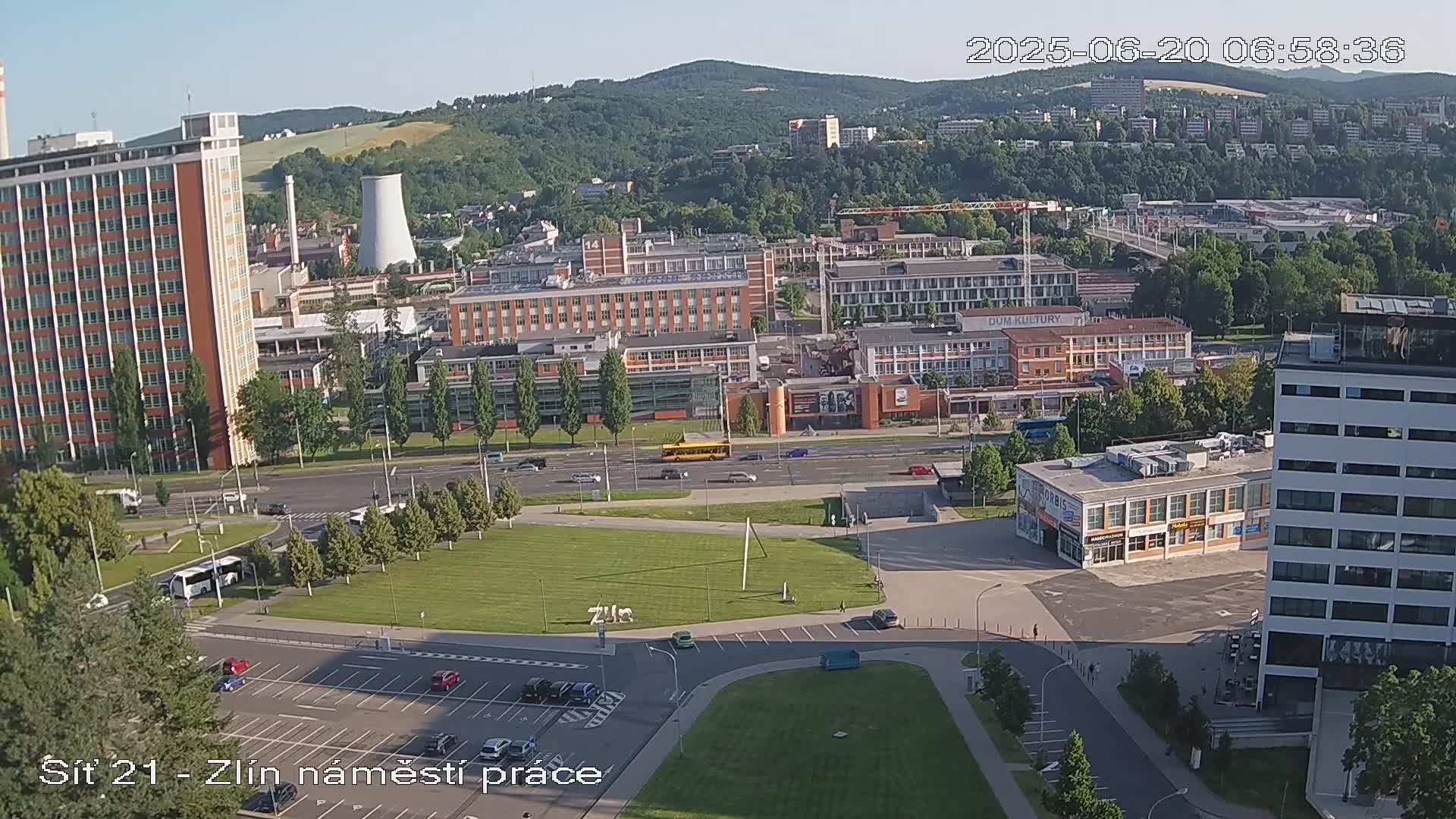 Zlín Industrial Area Live Cam - Zlin 1, Zlin, Czechia