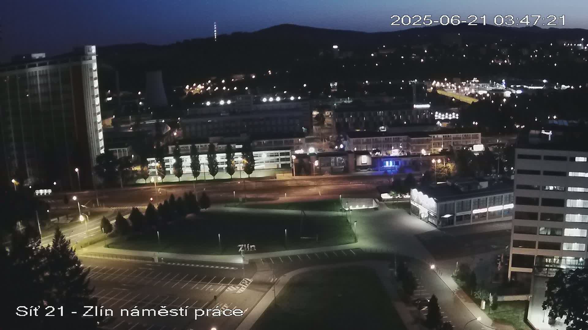 Zlín Industrial Area Live Cam - Zlin 1, Zlin, Czechia