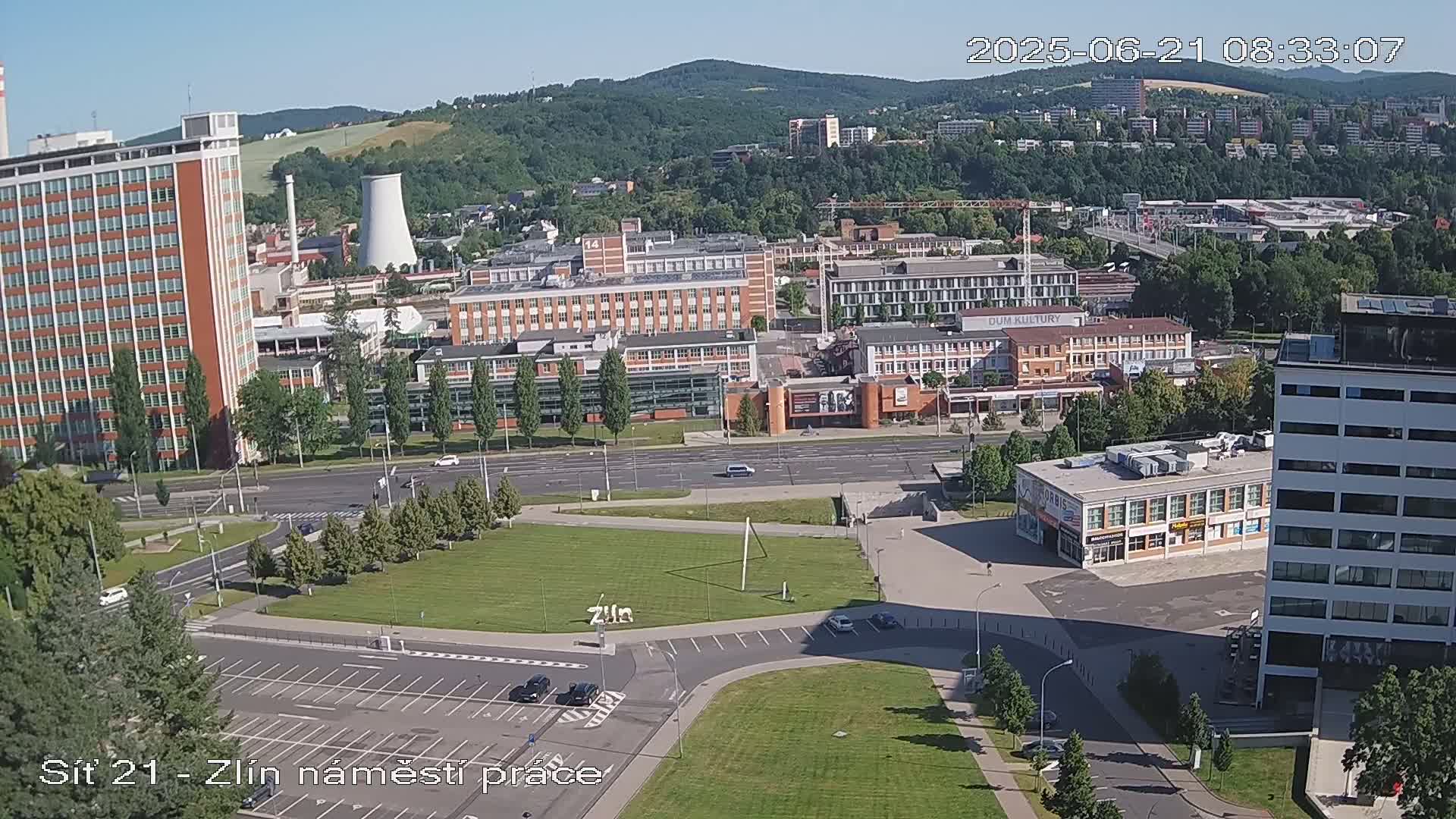 Zlín Industrial Area Live Cam - Zlin 1, Zlin, Czechia