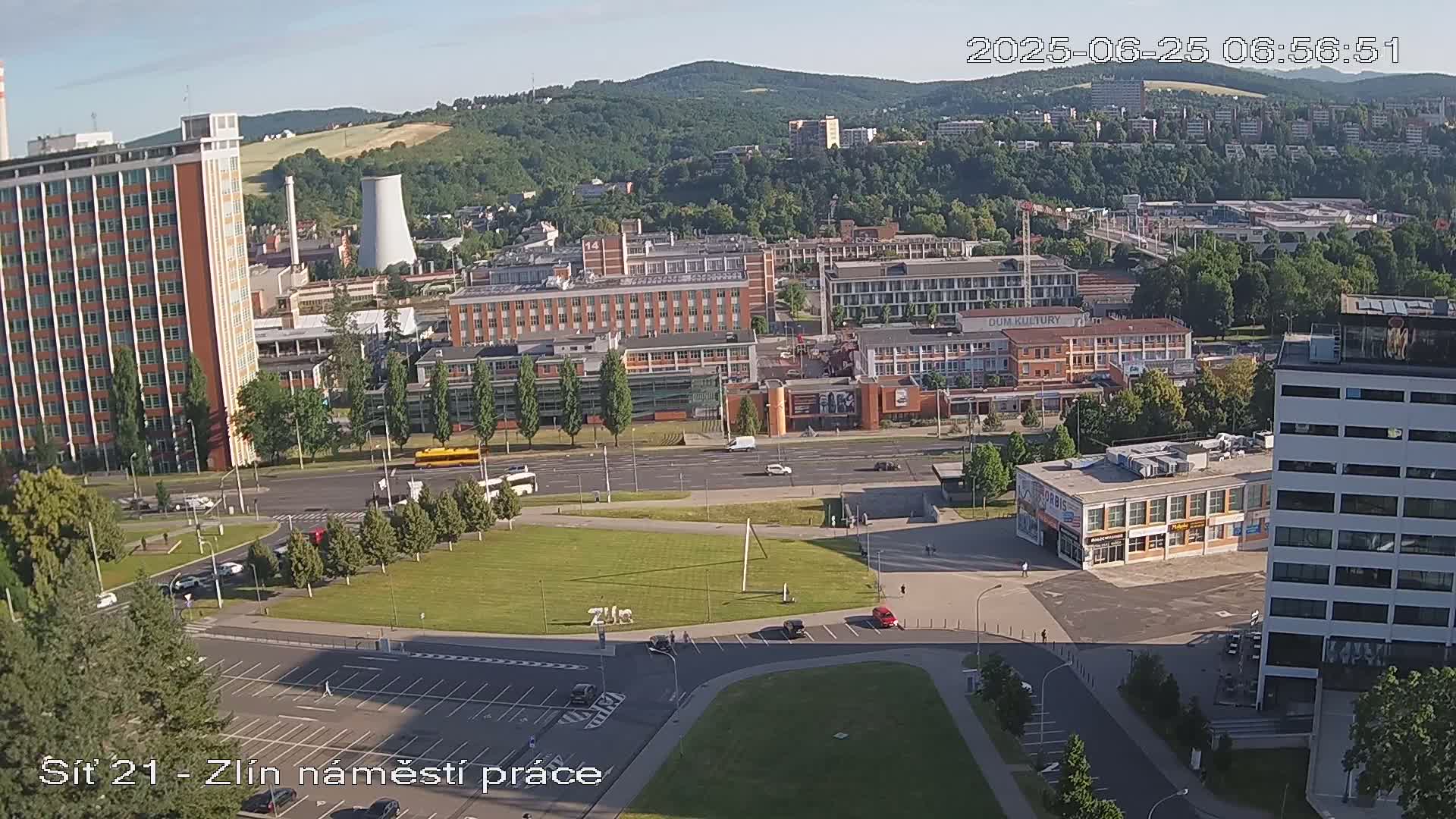 Zlín Industrial Area Live Cam - Zlin 1, Zlin, Czechia