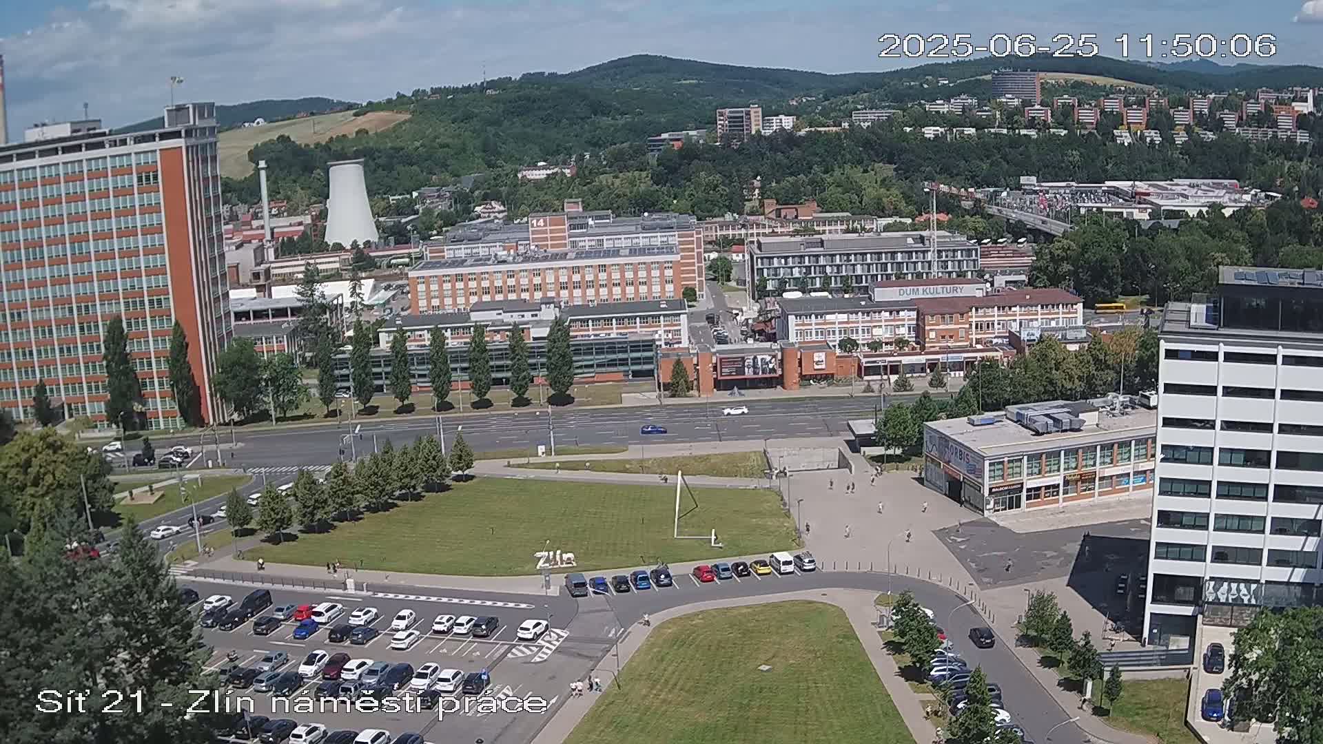 Zlín Industrial Area Live Cam - Zlin 1, Zlin, Czechia