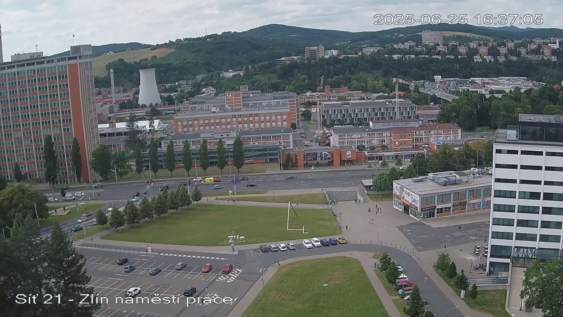 Zlín Industrial Area Live Cam - Zlin 1, Zlin, Czechia