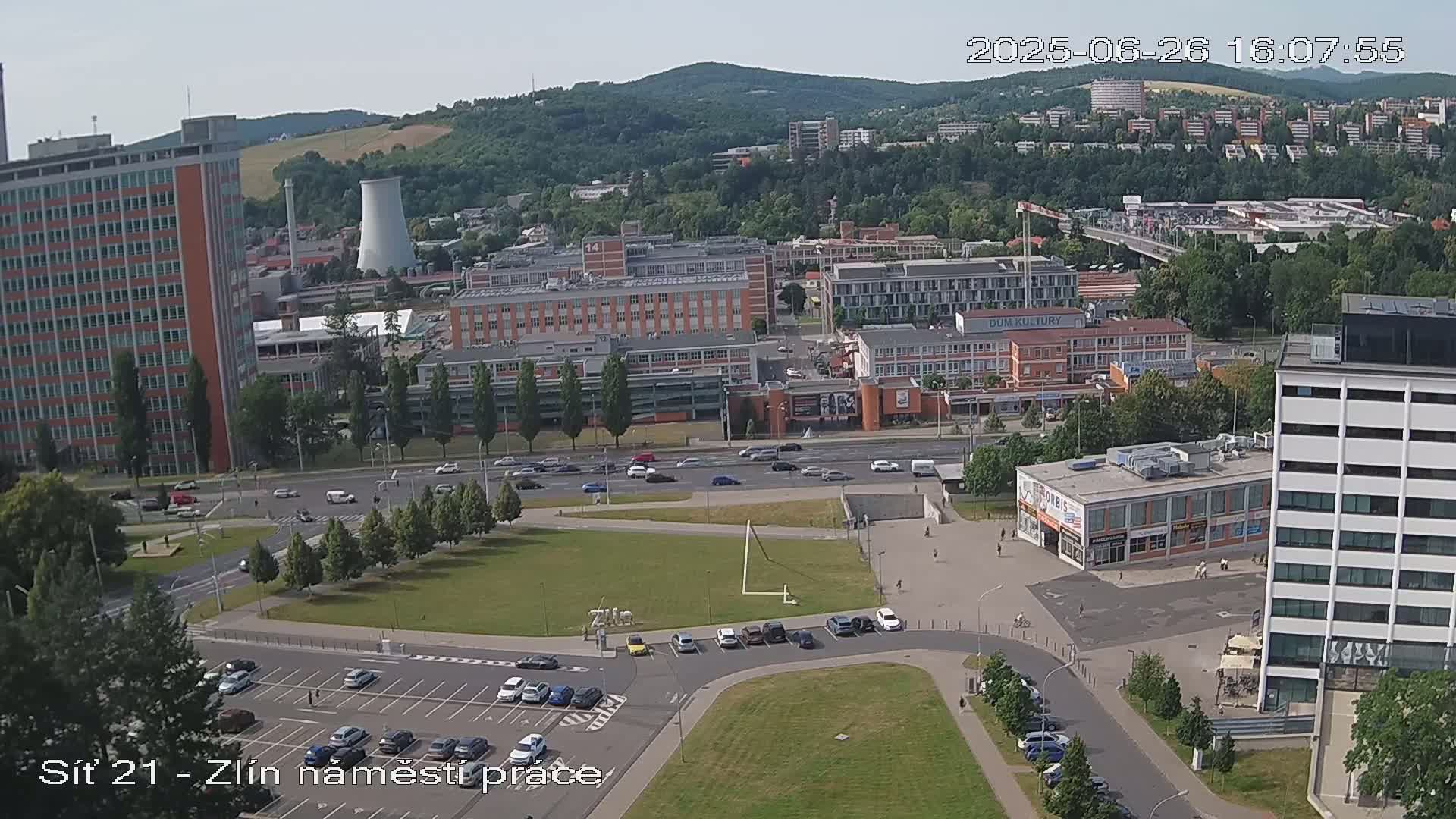 Zlín Industrial Area Live Cam - Zlin 1, Zlin, Czechia