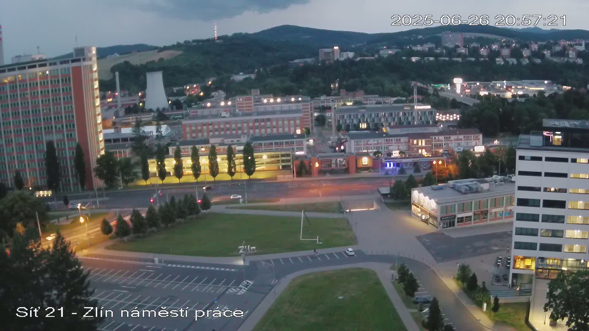 Zlín Industrial Area Live Cam - Zlin 1, Zlin, Czechia