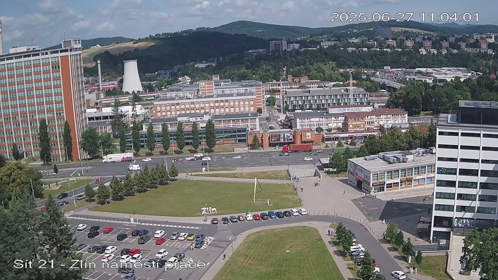 Zlín Industrial Area Live Cam - Zlin 1, Zlin, Czechia