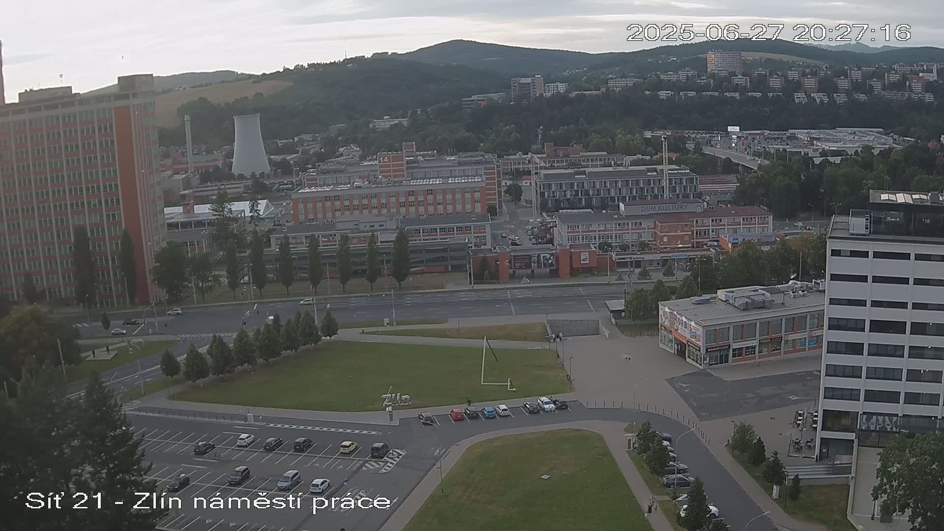 Zlín Industrial Area Live Cam - Zlin 1, Zlin, Czechia
