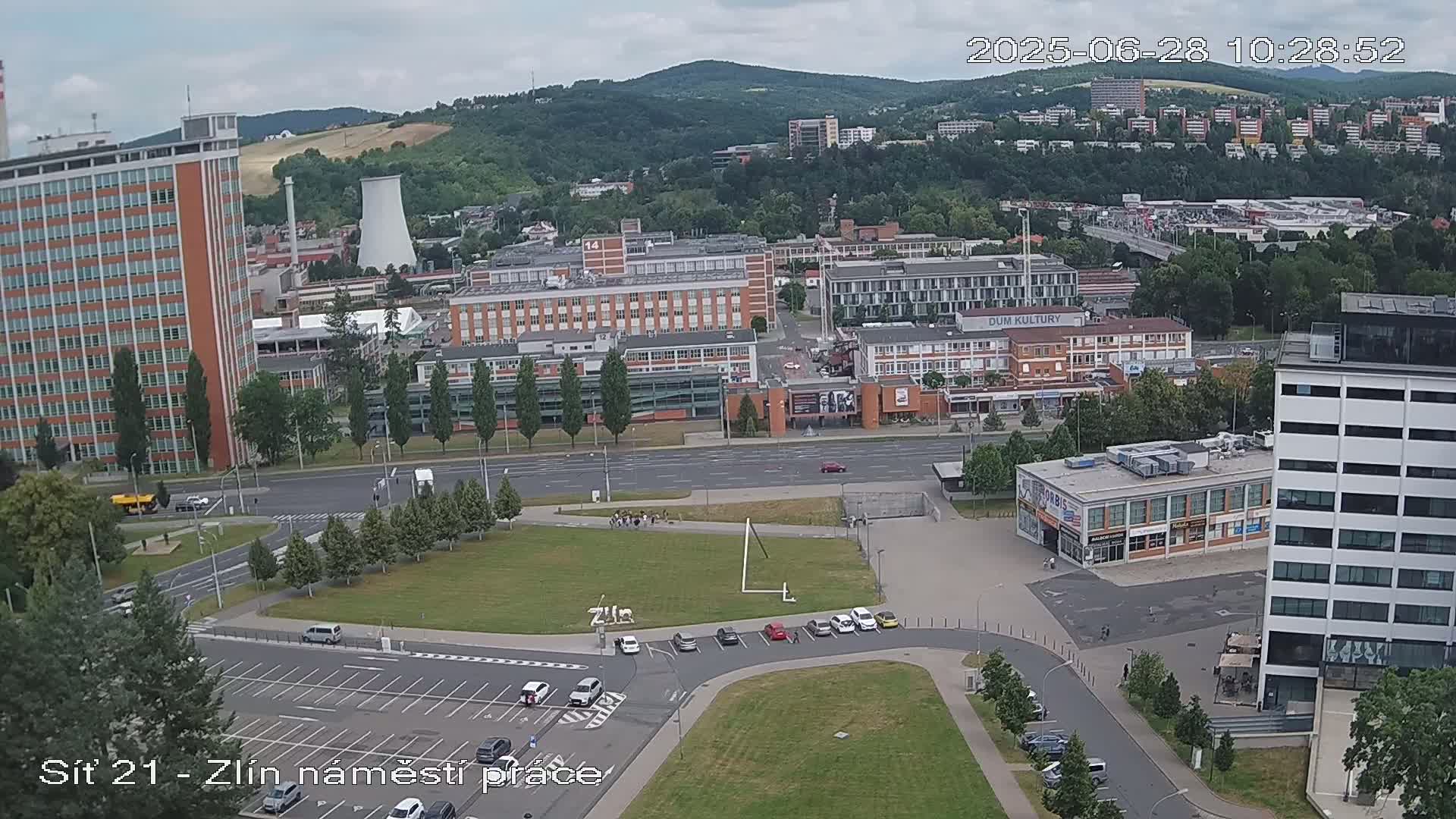 Zlín Industrial Area Live Cam - Zlin 1, Zlin, Czechia