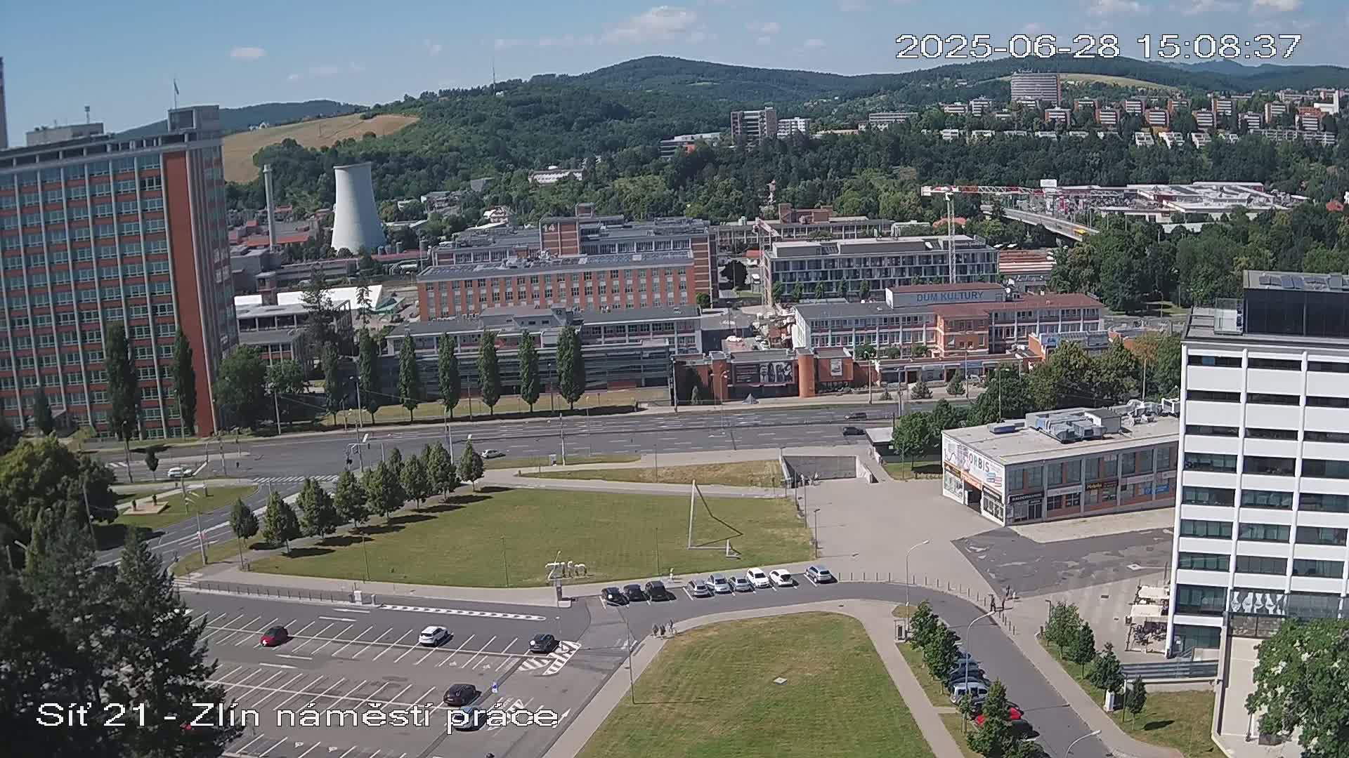 Zlín Industrial Area Live Cam - Zlin 1, Zlin, Czechia
