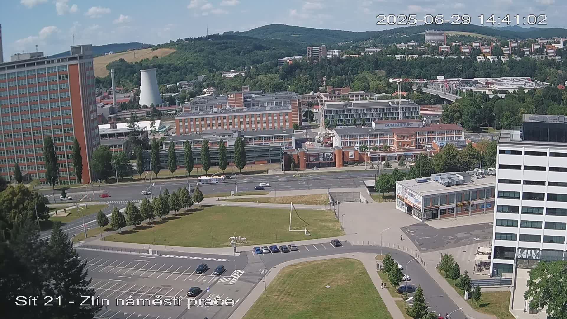 Zlín Industrial Area Live Cam - Zlin 1, Zlin, Czechia
